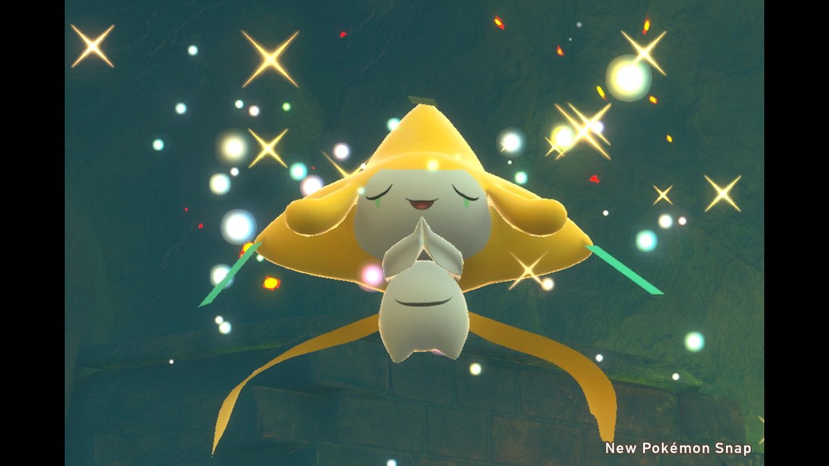 Rai_417's tweet photo. 今日はせっかくの七夕なので
撮りに撮りまくったジラーチを
#Newポケモンスナップ 
#NewPokemonSnap #NintendoSwitch https://t.co/be4NPESujh