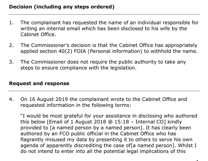 SUSANBR47706704's tweet photo. @cabinetofficeuk @NorwichChloe We would welcome compliance with FOIA & disclosure of identity of minister who has apparently committed crimes against🇬🇧victims - so that WELL-CONNECTED 'offenders' #Geneva can escape justice! @ICOnews @BylineTimes #whereismarkpoole #vickytuck @WEDF_foundation @EHRC @mySociety https://t.co/dVICdEK36N