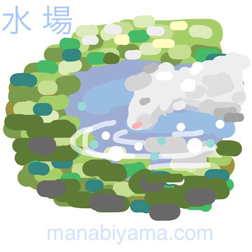 manabiyama's tweet photo. 水場 < クルミ。 #絵しりとり
ごくごくごく…
https://t.co/hV7XJ5MVgI
#スケッチ #イラスト #illustration #泉 #オアシス #羊 #ヤギ #牧場 #水鏡 #waterhole #manabeepic #イラストレーター #211we https://t.co/SzutROFz9q