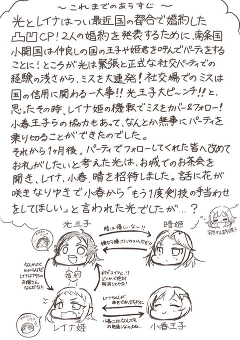 突然始まるレイナンジョー←小春のロイヤル妄想漫画① 