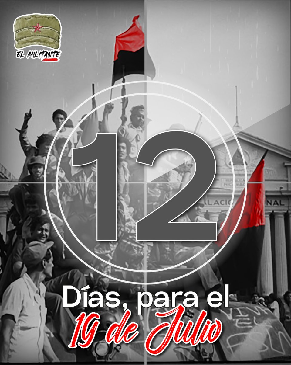 #07Julio En #Nicaragua la marcha hacia la victoria, no se detiene ❤️🖤✌️🇳🇮 #JulioCaminosDeVictorias