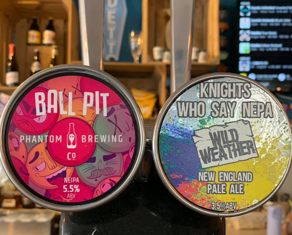 Two great new beers for you to try! They really are super tasty! 🍻🍺 <a href="/PhantomBrewCo/">Phantom Brewing Co</a> <a href="/WildWeatherAles/">WildWeather</a> 
 #newbeer #Wednesdayvibes #cheers