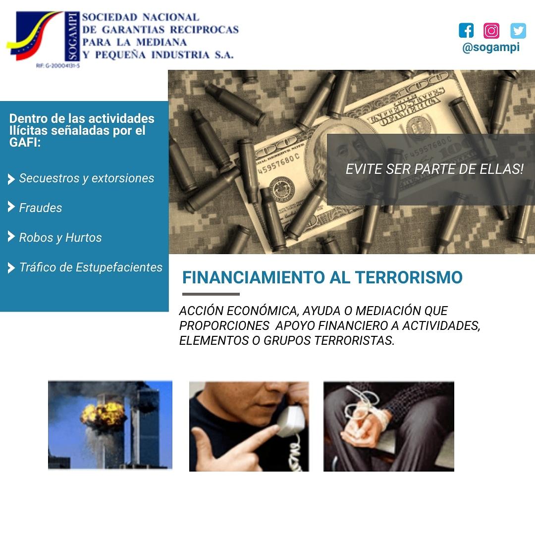 #Sogampi damos fiel cumplimiento a la Resolución 083.18 Normas relativas a la Administración y Fiscalización de los Riesgos Relacionados con la Legitimación de Capitales, Financiamiento al Terrorismo y Financiamiento de la Proliferación de Armas de Destrucción Masiva.