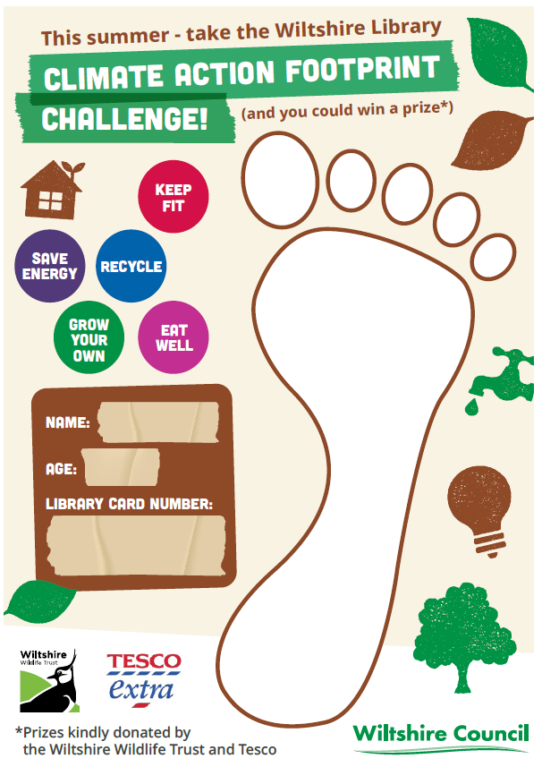 WiltsLibraries's tweet photo. Through reading &amp; learning about the planet, #WildWorldHeroes will also inspire children to take action for nature. Libraries are also running the #ClimateActionFootprintChallenge with prizes kindly donated by @WiltsWildlife &amp; @Tesco @ReadingAgency https://t.co/Bnf13ZLXjR https://t.co/9g0LEG8Bmy