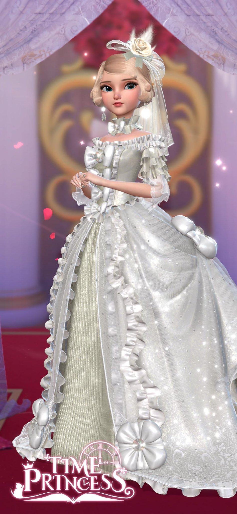 Akina 最近タイムプリンセスっていう着せ替えゲームアプリにハマってるんだけど プリンセスの世界観が好きな人にオススメしたい ドレスの素材も柄も細かくてキラキラでこだわってるし 小物も沢山あってめっちゃ可愛い 語彙力皆無 こんな衣装着たい
