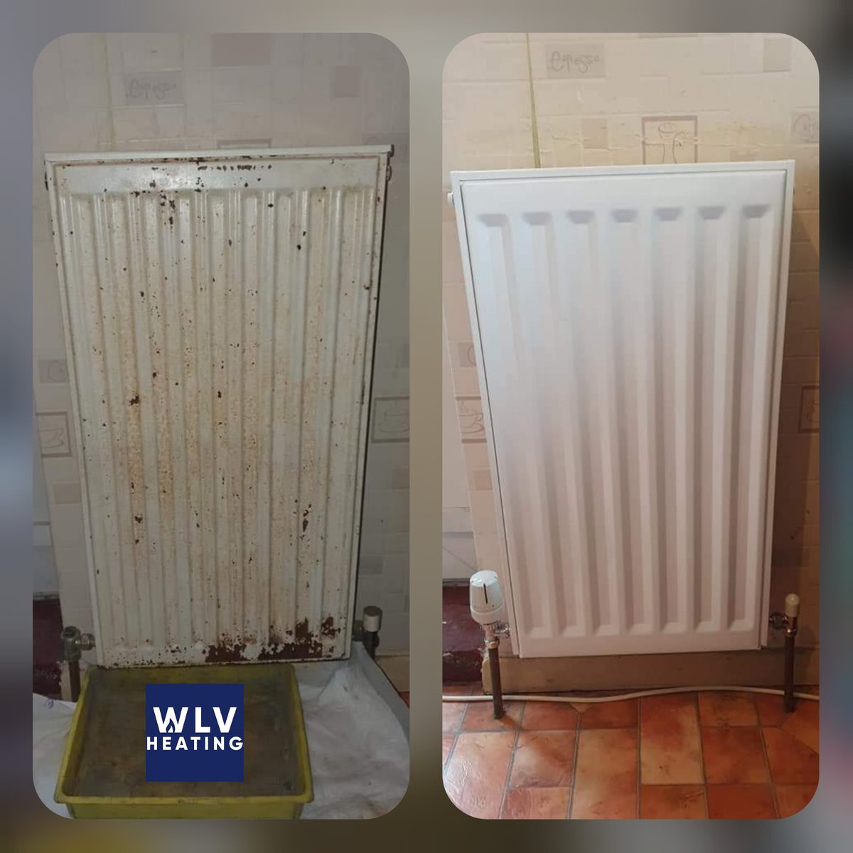 We replaced this tired, old kitchen radiator for a lovely customer in Bilston. We also replaced both radiator valves, giving it a new clean, smart look.

🔥🔥