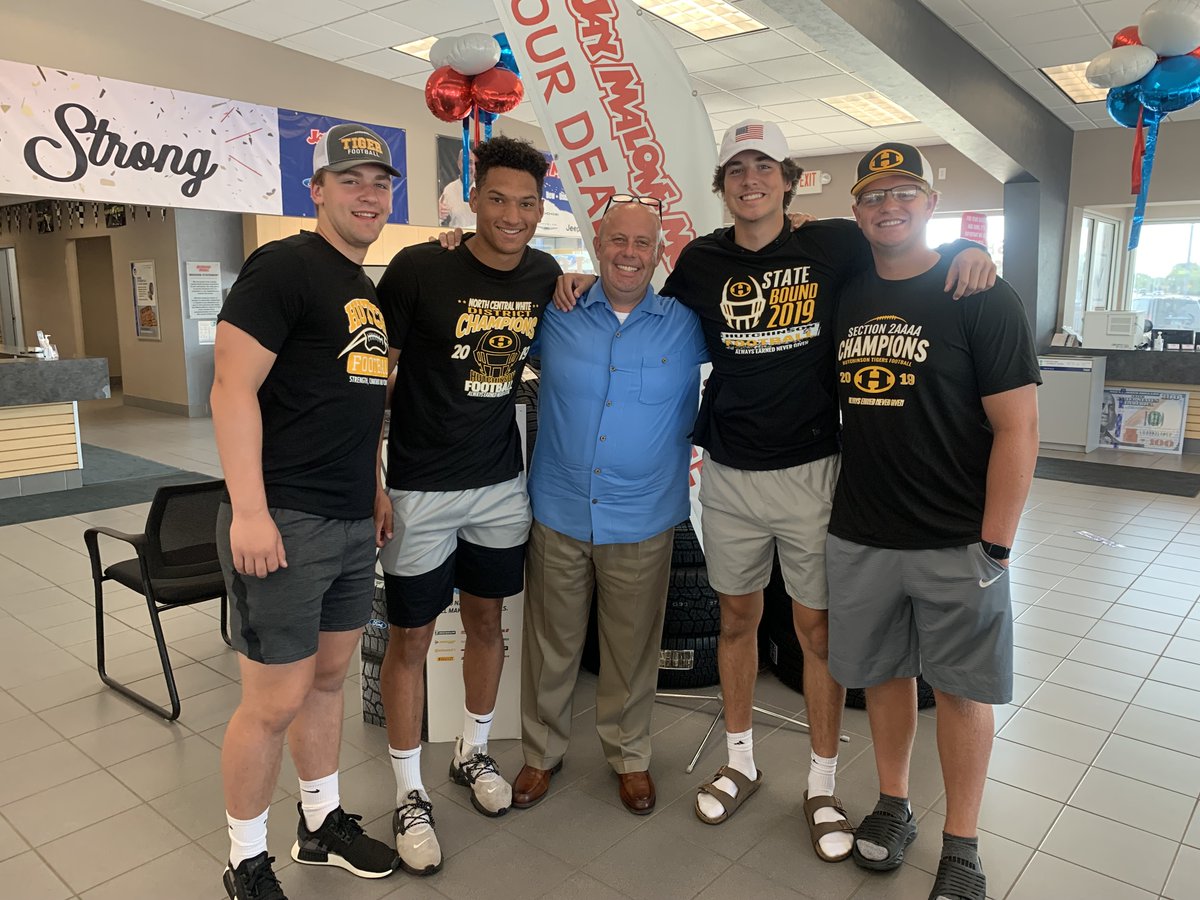 Jay Malone Motors is proud to be able to support the Hutchinson High School Football Team yet again. While Jay was already planning to donate, sending in these four gigantic Team Captains sealed the deal! 

We can't wait to watch them this fall!