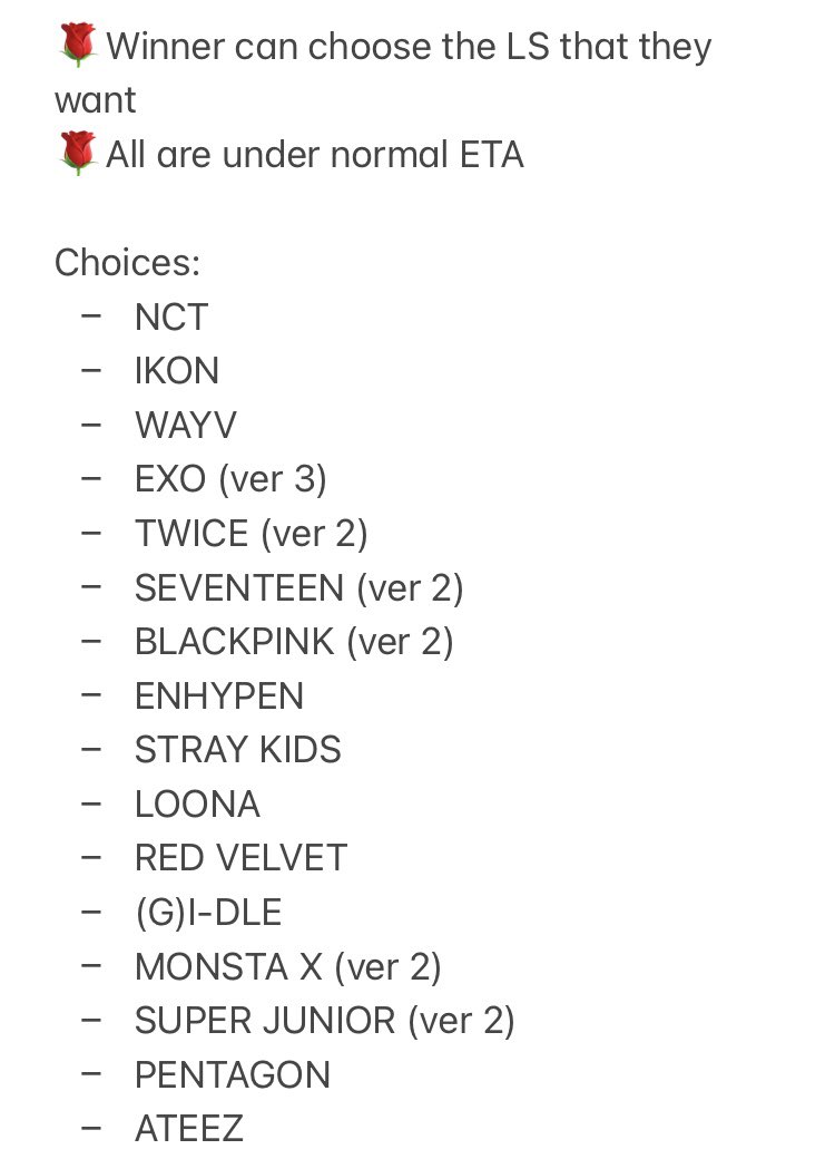 sunflowerpeachi's tweet photo. ‼️KPOP LIGHTSTICK GA‼️

💚2 winners💚
(Winner can choose any group) 

Deadline: July 14 2021 (2:00pm) 
PH only

[RULES]

🌹Follow @sunflowerpeachi, @/MalsCartPh (don’t tag Mal’s Cart please), and @Stochasticshop 
🌹LIKE + RT
🌹Comment bellow: Proof that you followed all accounts https://t.co/QAOLqhDVbT