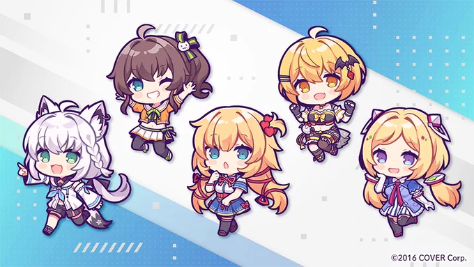 「#ホロライブ夏祭り✕アトレ秋葉原 ポップアップストア」にてホロライブ1期生の皆さまのグッズ用SDイラストを描かせていただきました!よろしくお願いいたします✨
 https://t.co/25SGhMKsu5 