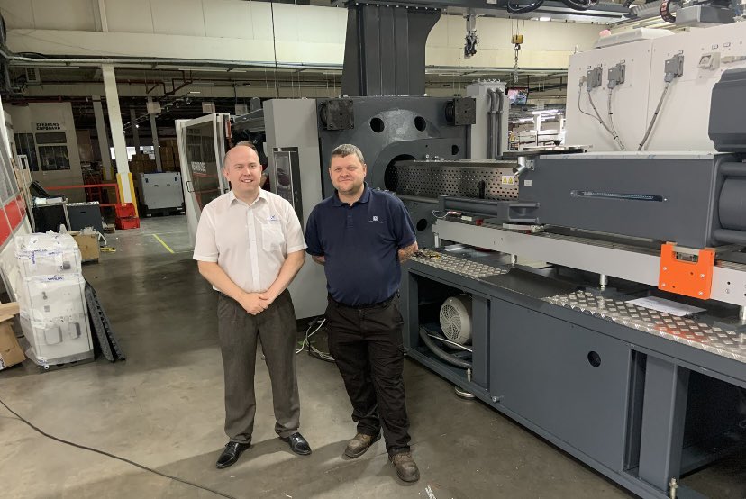 The second Negri Bossi 800 Vector Machine &amp; Sytrama robot delivered, in the last 12 months to this successful Midlands Moulder.