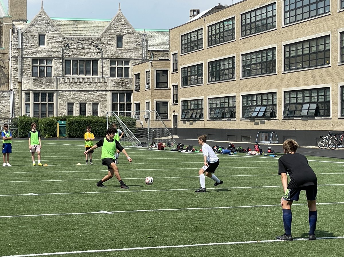 CanisiusHS's tweet photo. Here's a peek at this week's soccer camp on Tripi Field for rising 6th-9th graders.
There's still time to sign up for basketball, hockey, lacrosse, and volleyball camps at https://t.co/lIjL6qWR6r
#CHSsummer https://t.co/g54jTgNX5Y
