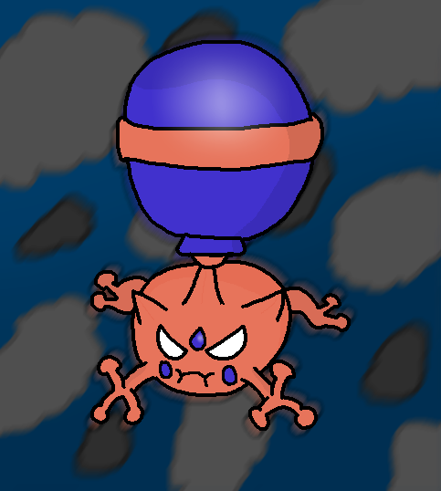 BreaddysticksA's tweet photo. #MonMonth Day 7:
Balloon from Azure Dreams

There weren't really a lot of references to Balloon, so I'm not 100% sure if this is what he looks like. 😅 https://t.co/3rcwF2FKPu