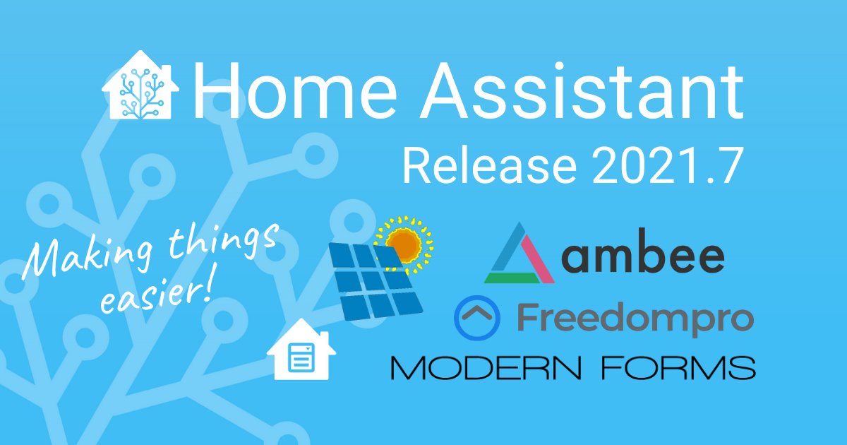Home Assistant tweet media