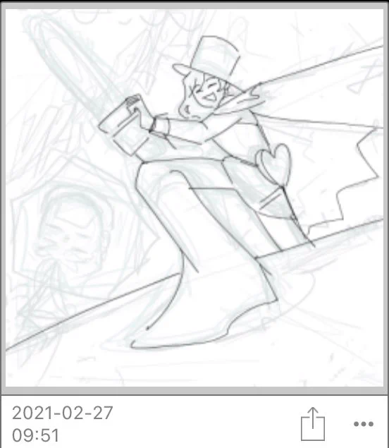 a more modern ver of the magic show poster + revamp of this old sketch el oh el 