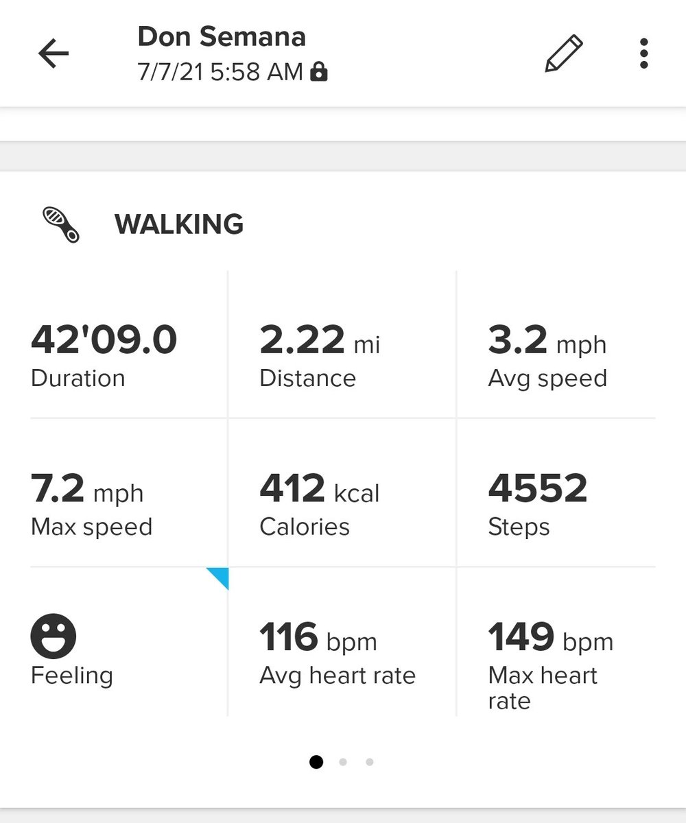 DonSR1's tweet photo. Early morning run! HR getting better, only maxed out at 149bpm!!! https://t.co/47NcKyeICE