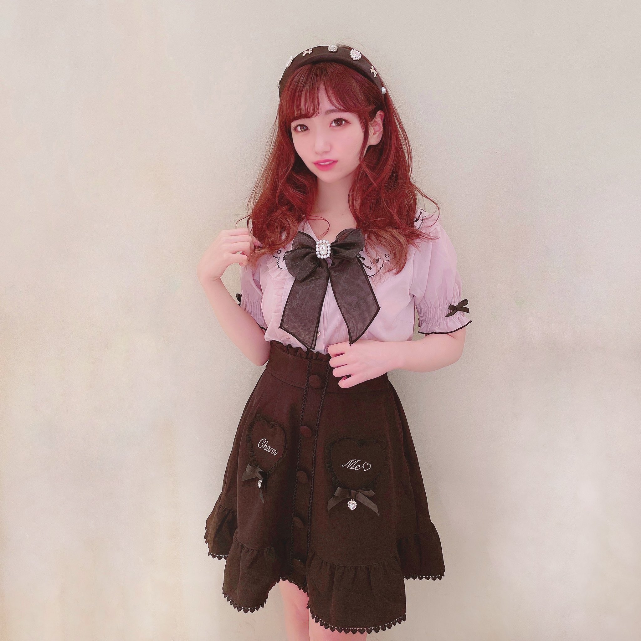 LIZ LISA ハートレモネードスカート チェーンベルト付タックフレアスカパン ｜ LIZ LISA（リズリサ