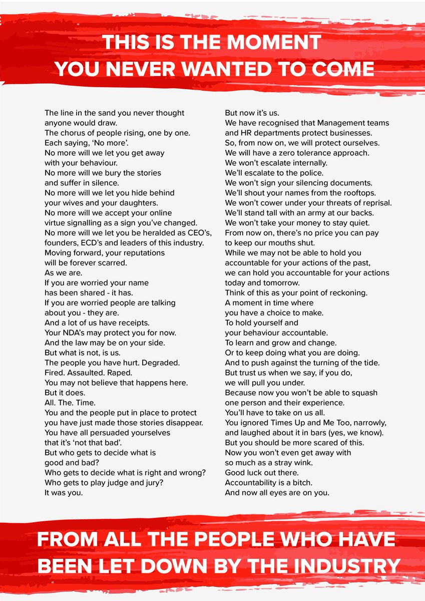 saraktate's tweet photo. Enough is enough #TimeToo https://t.co/epmMXRLLGo