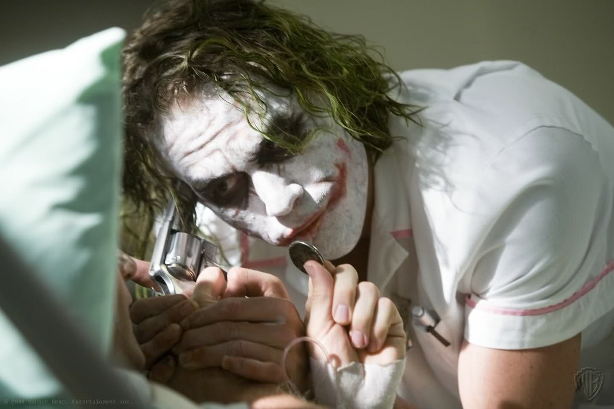 NakedEchidna's tweet photo. oh look at that, thirteen years later, The Dark Knight STILL trends because it remains a perfect film and Heath Ledger is the pinnacle of comic book villains. ♥️ https://t.co/MchYU6XRds