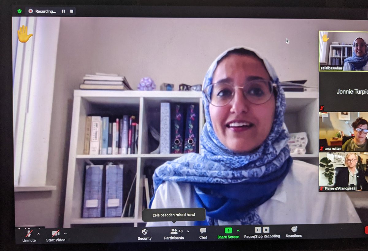jturpie's tweet photo. Zelal and Pierre discuss the concept of 'Islamic art' @MaterialEncount https://t.co/C43TP9GHHJ