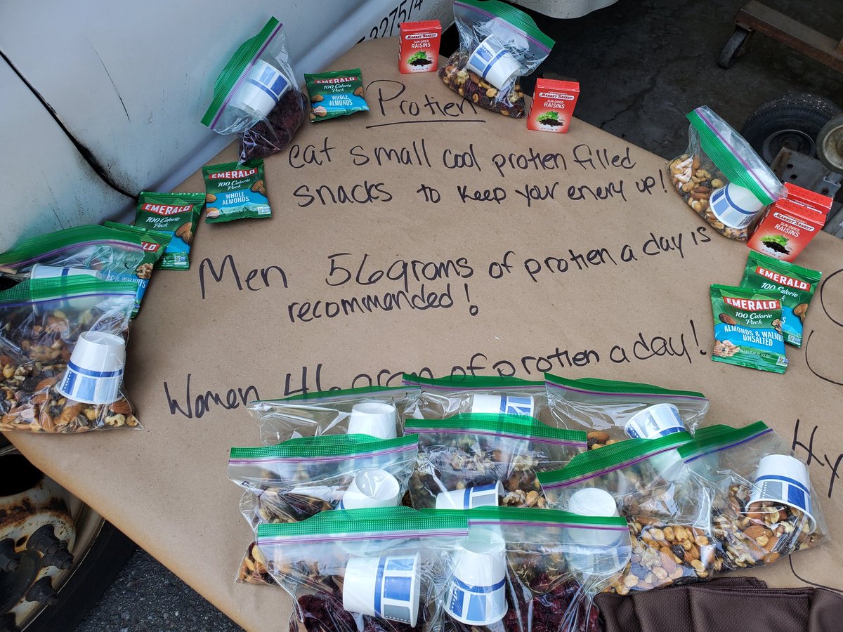 USaftey's tweet photo. Cool Solutions- Stay cool inside and out!!! Keene drivers were offered cold Water, Gatorade, Water flavor packets( sugar free) Trail Mix, Dried Fruit, and Cooling Towels. #nedsafety https://t.co/rFDchVrrGf