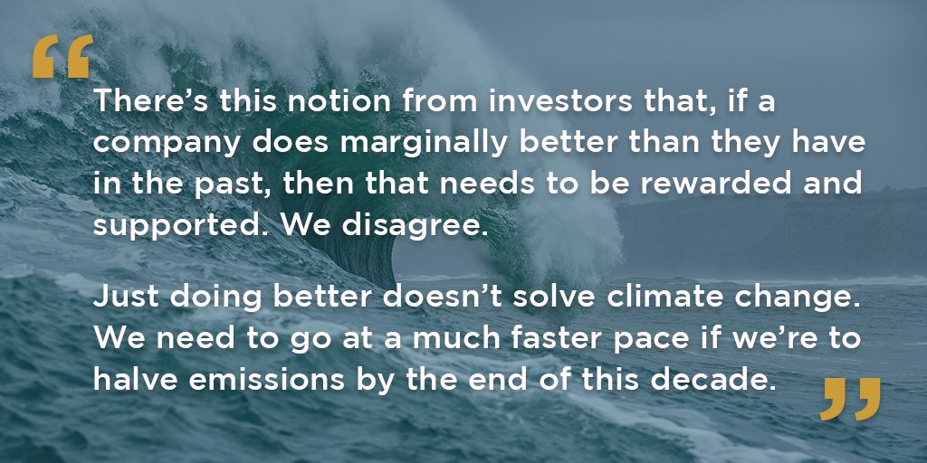 Investors are being too patient when it comes to climate laggards - excuses are wearing out. 

ShareAction's @wokuhn in @ESG_investor >> esginvestor.net/are-investors-… #ShareholderResolutions #ESG