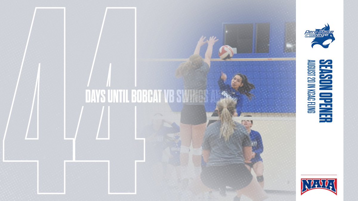 It's time to start thinking about some Bobcat @PSCVball! Only 44 days until the first match! #ClawsOut #PeruState154 <a href="/BurianekHannah/">Hannah Chacin</a> <a href="/sawadogo_ace/">Ace Sawadogo</a> <a href="/TianaC58954014/">Tiana cornist</a> <a href="/ryleehellbusch/">Rylee Jo</a> <a href="/KyleeRene925/">kylee fischer</a> <a href="/sam9ingram/">Sam Ingram</a> <a href="/ella_matthies/">Ella Matthies</a> <a href="/brooklyntaeya/">brooklyn</a>