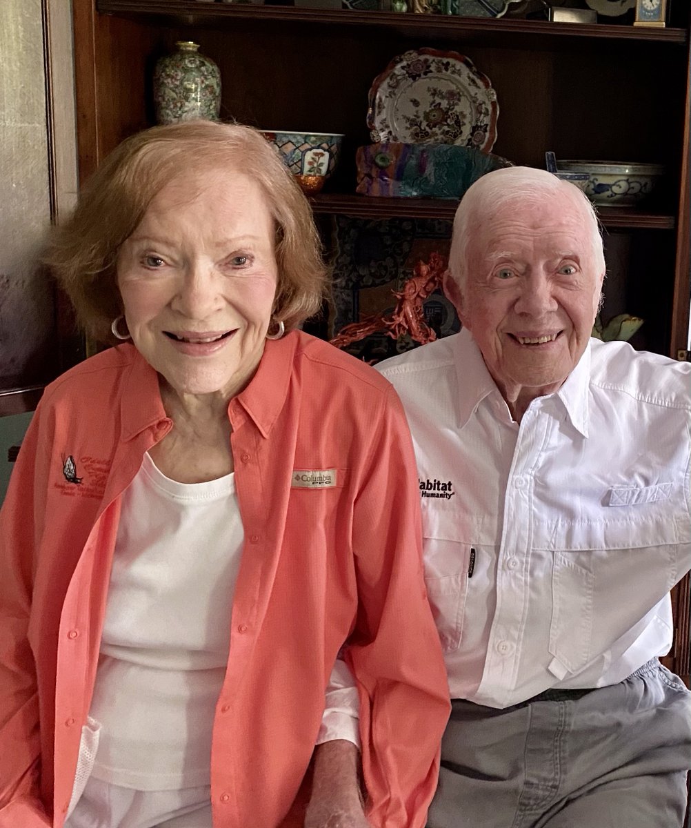 It’s a love story almost a century old. Today as Jimmy and Rosalynn celebrate their 75th wedding anniversary, they reach a milestone that no other presidential couple has ever achieved. They are the longest-married presidential couple in history.
💕
#HappyAnniversary #Carter75th