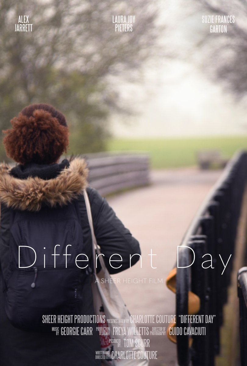 Excited to present our Different Day poster!
Thank you to @tom_scurr for designing this. Looking forward to sharing more of our film's journey with you soon 🎥😊 
#filmmaking #supportindiefilm