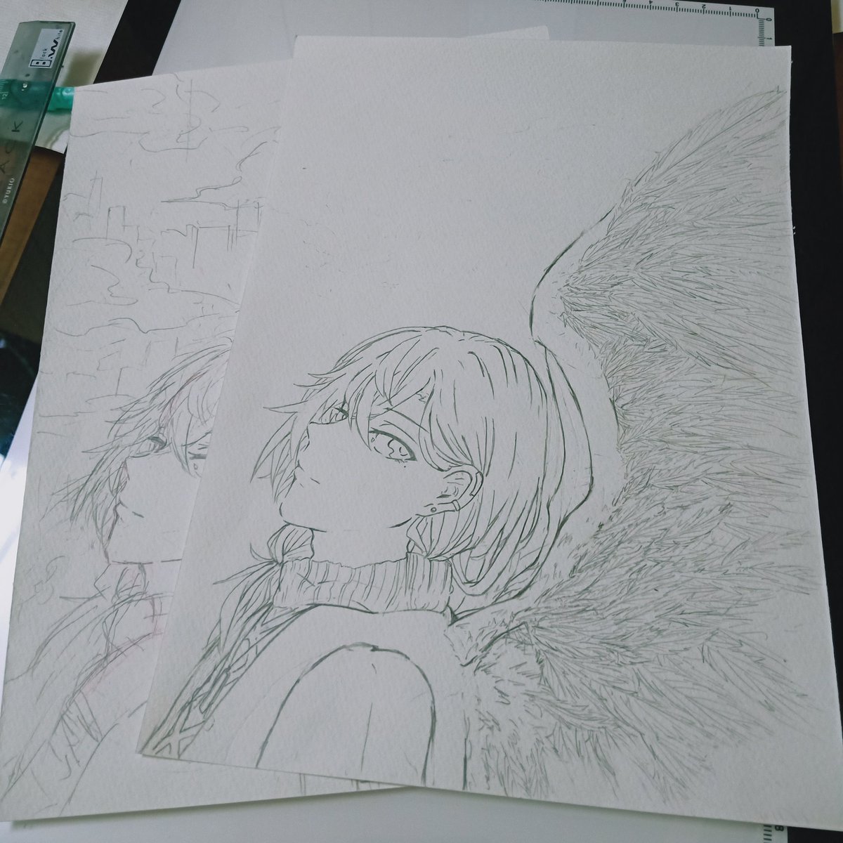 墨鵺on Twitter お誕生日おめでとう 感謝叶讓我認識歡樂的彩虹社 新曲超讚 趕快去聽ㄅ かな絵 叶誕生祭21 叶生誕祭21 插畫 手繪