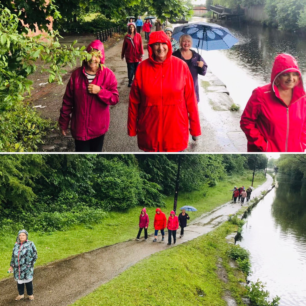 UProjects4U's tweet image. People ask “Do you still walk when it’s raining?” 🤔We love it ! And a chat under sheltering trees is very nice. Failsworth pharmacy short walk today and every Wednesday 10:15 meeting outside the Focus Pharmacy. #DiabetesPreventionProgram