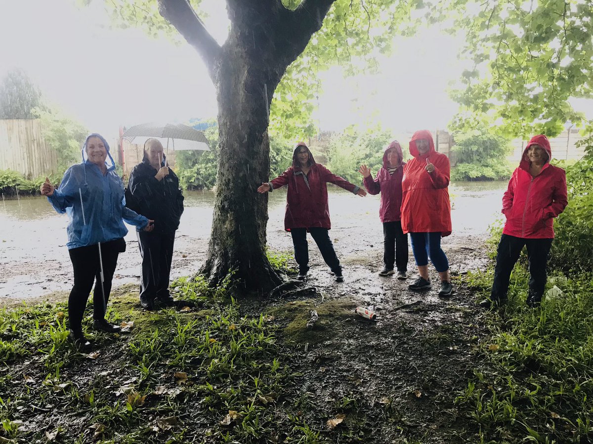 UProjects4U's tweet image. People ask “Do you still walk when it’s raining?” 🤔We love it ! And a chat under sheltering trees is very nice. Failsworth pharmacy short walk today and every Wednesday 10:15 meeting outside the Focus Pharmacy. #DiabetesPreventionProgram