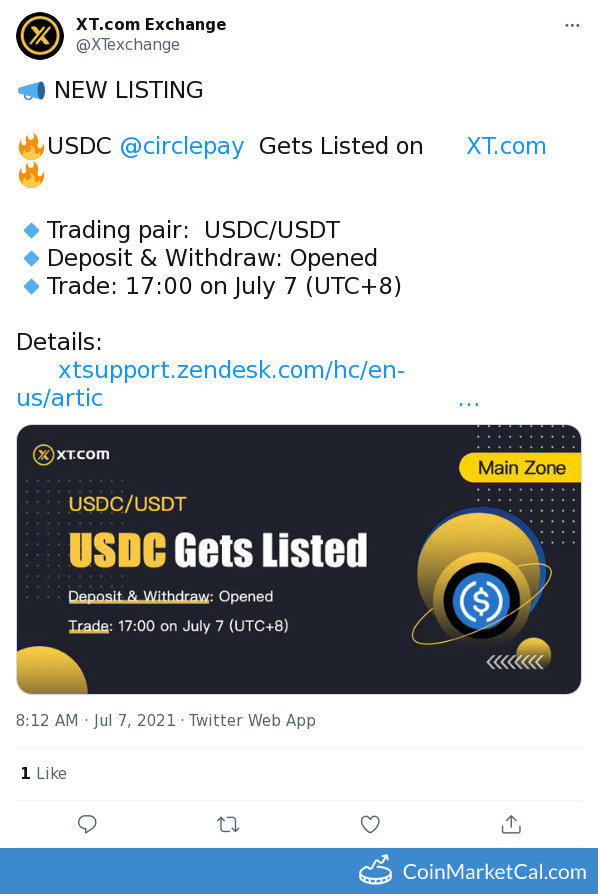 CoinMarketCal Bot tweet media