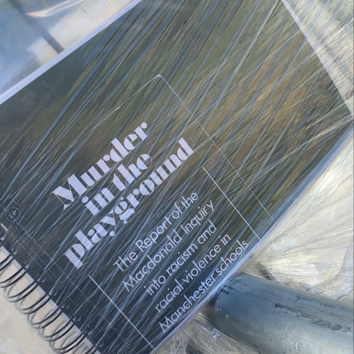 AIUCentre's tweet photo. We’re delighted to see our recommendations among the 20,000 political books covering @mifestival & @martaminujin’s #BigBenLyingDown monument in Piccadilly Gardens. You can read the full list in our new blog post. https://t.co/64ZkdN8hEe #mif21 https://t.co/VQoh51WyYs