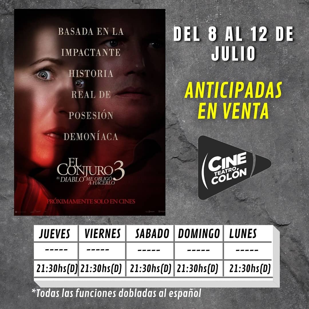 CineColon's tweet photo. Se viene un finde largo y por acá nos preparamos con películas PARA TODOS LOS GUSTOS💥😱
N te quedes en casa, vení a disfrutar a Cine Teatro Colón. 
✔️Protocolos sanitarios
✔️Kiosco abierto
✔️Entretenimiento asegurado!
Entradas en venta desde el Jueves 8 de Julio a las 15:30hs. https://t.co/9IJ8ecizT2