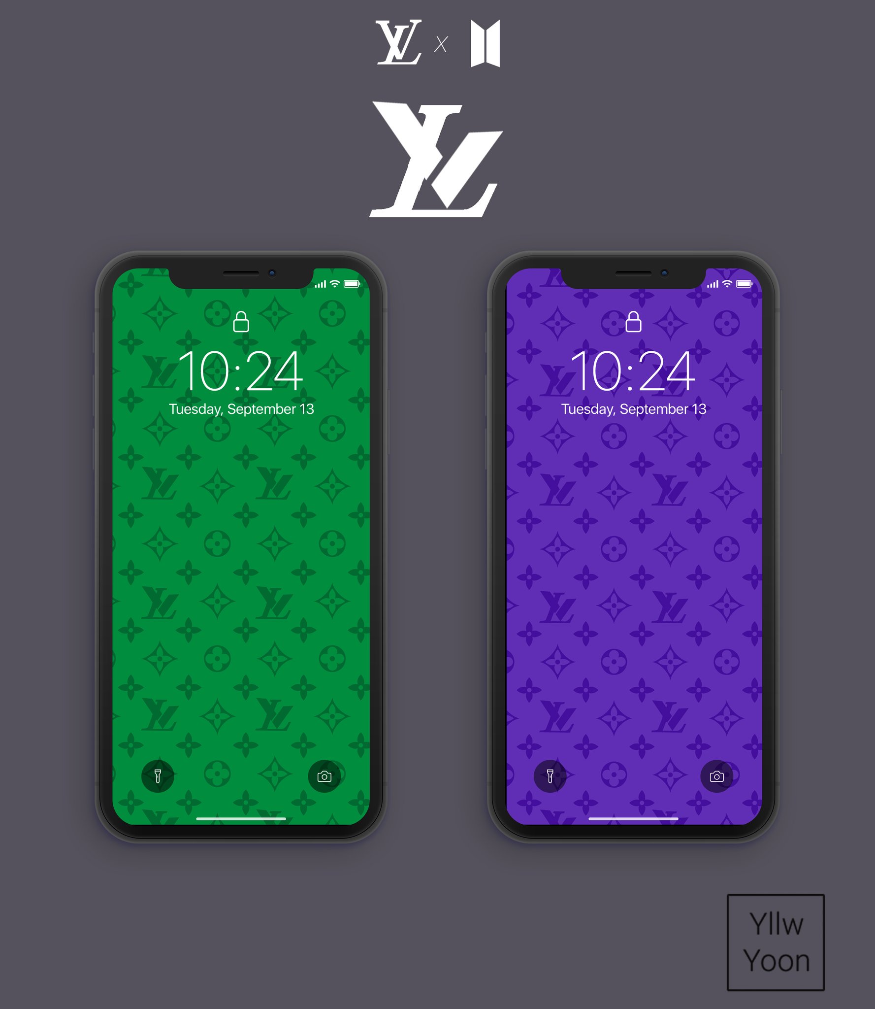 Ky⁷ 黄色 on X: 🌍BTS x Louis Vuitton Wallpaper 🌏 A reimagining of the LV  heritage print with some subtle bangtan #BTSxLouisVuitton #방탄소년단 @BTS_twt  #btslockscreen  / X