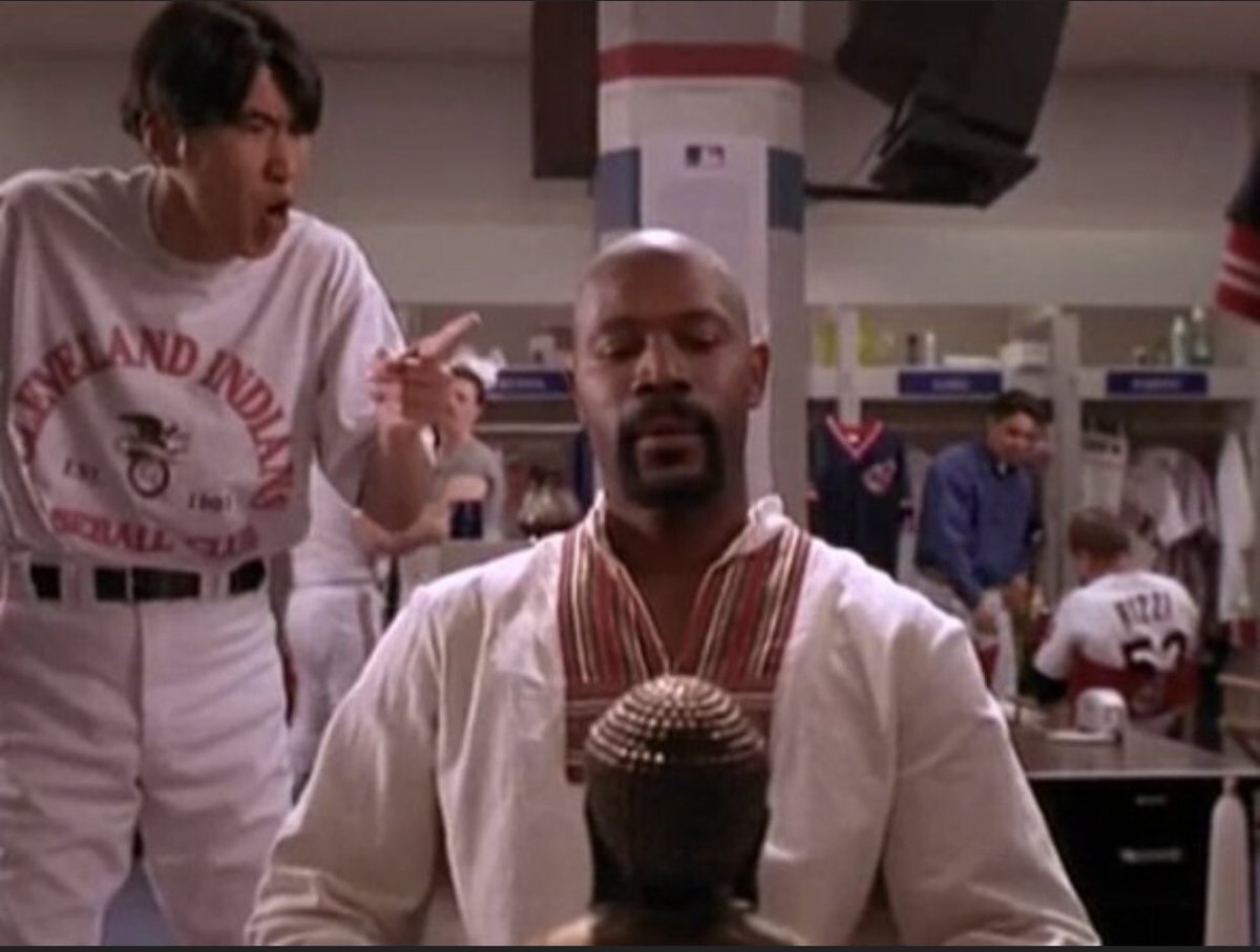 X 上的Arrowhead Carl：「I was today years old when I realized the AllState  insurance guy was Pedro Cerrano in Major League  / X