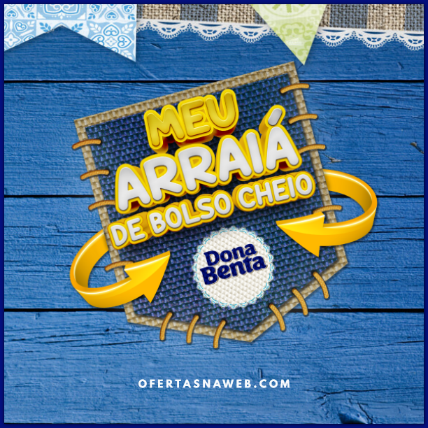 ofertasnaweb's tweet photo. Ação dos produtos Dona Benta sorteia prêmios de até 100 MIL REAIS 💵
Para participar: https://t.co/Yvu7jxYKys
#donabenta #promoção #sorteio #100mil #ofertasnaweb #meuarraiádebolsocheio https://t.co/gThaaukyx6