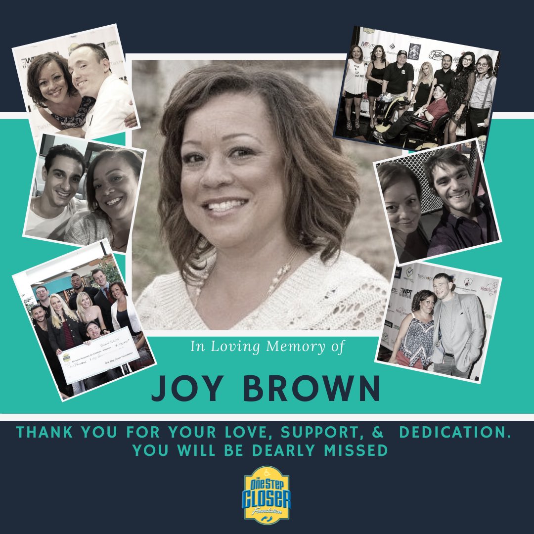 It is with saddened and heavy heart that we share the news of the passing of our extended family member and Media Relations coordinator, Joy Brown. She will be greatly missed by all of us. We extend our thoughts, prayers and condolences to her family, friends &amp; all who knew her.