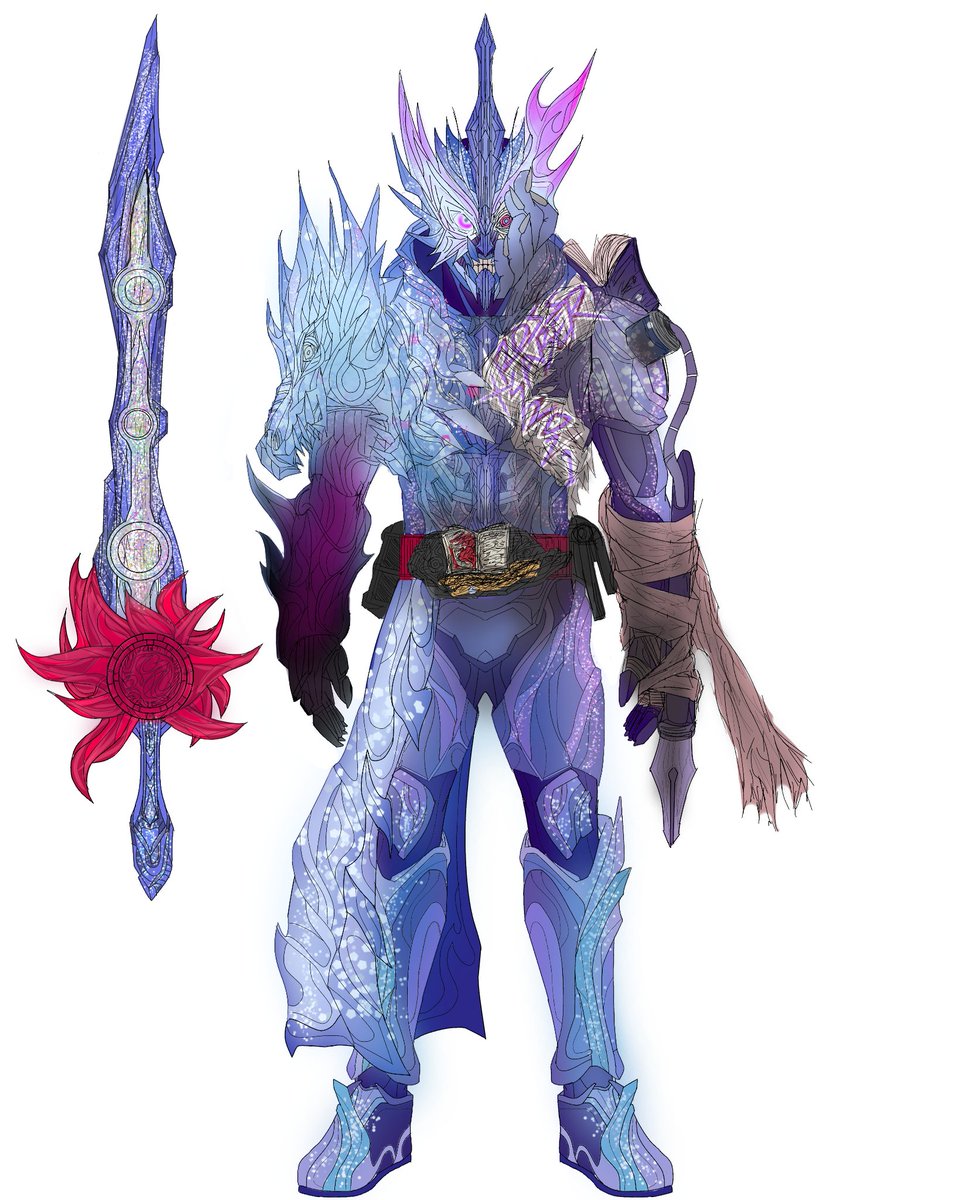 メタリナス V Twitter オリジナル怪人 オリジナルアナザーライダー アナザークロスセイバーを描きました ほぼアナザーセイバーの色変えですがわりと良い感じにまとまりました 右腕からはブラックホールを発生させることが出来るという設定です クロスセイバーの