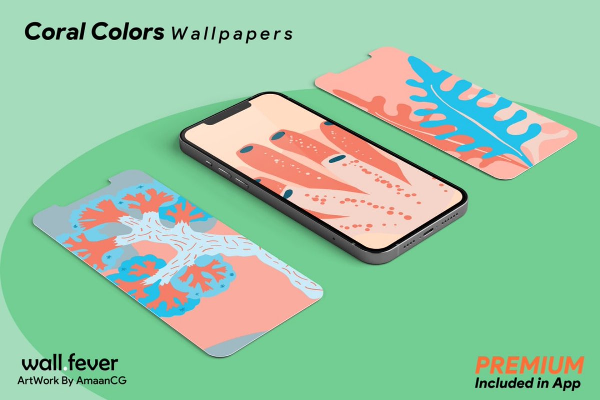 amaancg's tweet photo. Eye soothing Coral colors walls for your mobile homescreen. 😉
Artwork by @AmaanCG 
Grab the walls @ https://t.co/oNWeQzo3DB
Keep following!
- Team #wallfever 
#walls #wallpapers #coral #coastal #android12 #kustomscreen #homescreensetup https://t.co/Dj4aTswRfo