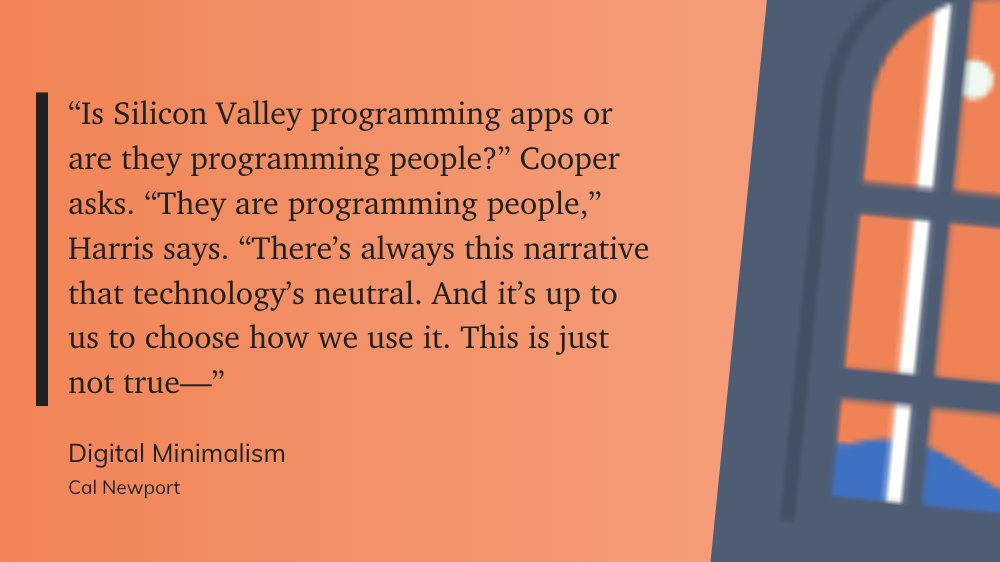 "Is Silicon Valley programming apps or are they programming people?"