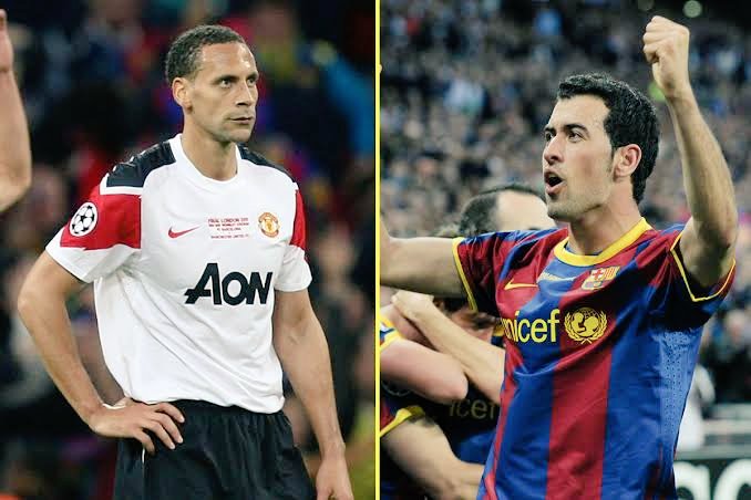 Barcacentre Rio Ferdinand Former Manchester United Defender In That 11 Final I Was Trying To Get The Ball Back From Busquets At A Throw In He Just Said Ah Ferdinand