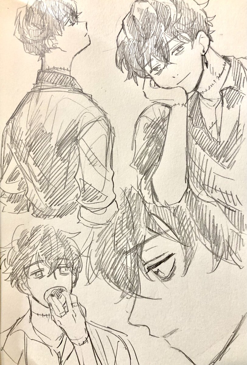 ミスおじ落書き 