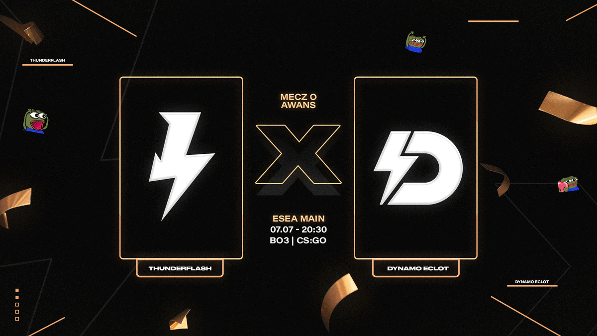 thunderflashgg's tweet image. [🇵🇱] Jeszcze tylko jeden krok! Do zobaczenia wieczorem!😉⚡️

[🇬🇧] Just one more step to go! See you in the evening! 😉⚡️

#ThunderFlash #LastStep #ESEA #Main #GLHF