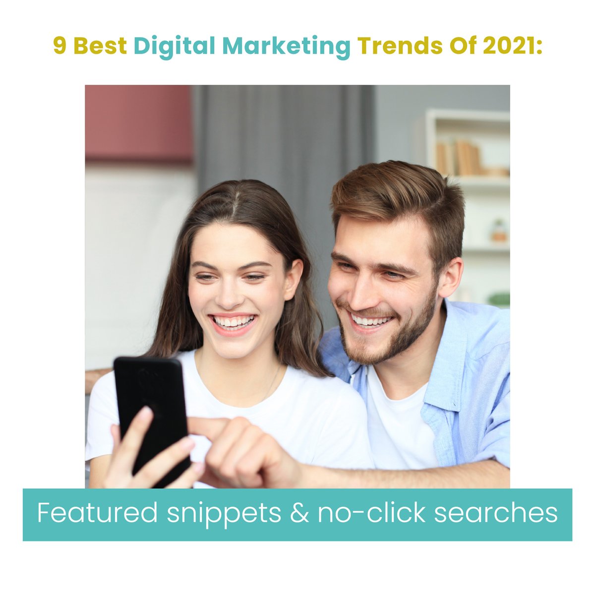 bmgcreative's tweet photo. Here are the 9 best digital marketing trends of 2021: 
​Inclusivity💢 Featured snippets✂️ no-click searches🔍 
Sustainability: loud and proud📢 Ad-blocker blockers🚫 
Image and video SEO for visual searches🌐 
Interactive content📆 
Customer segmentation🧑‍🤝‍🧑 
Local SEO📍 https://t.co/Xdp3cLIvKF