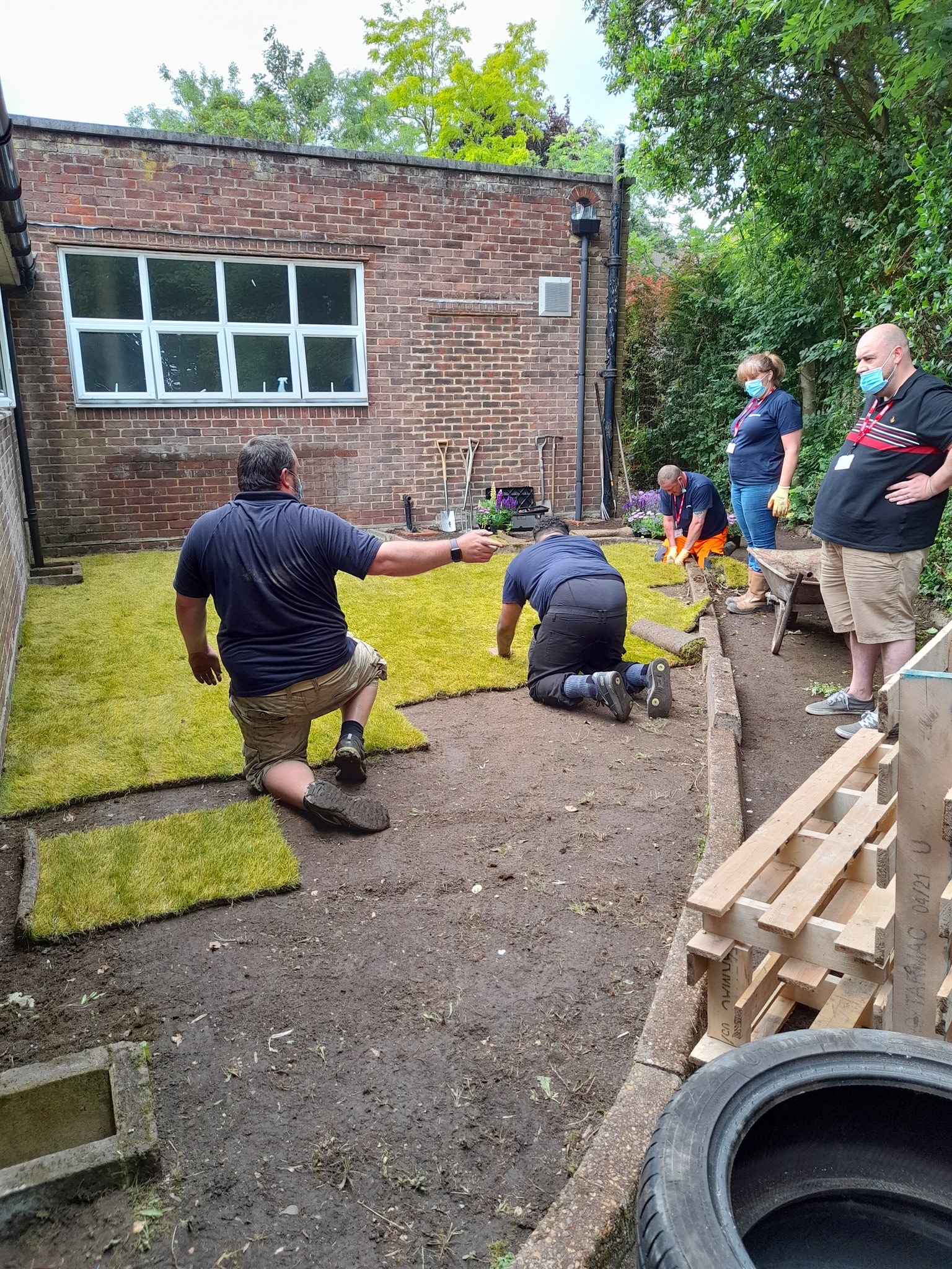 building reading garden