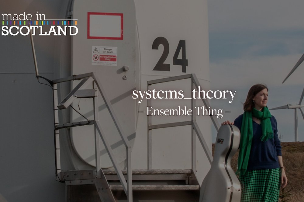 scottishmusic's tweet photo. 15-21 August as part of @MadeinScotShows at @edfringe = @EnsembleThing systems_theory performed by @EmilyDeSimone2 Online / on-demand @Summerhallery #MadeInScot21 full info and tickets ➡ https://t.co/Ez42VMod1P https://t.co/CJJsivJZfP