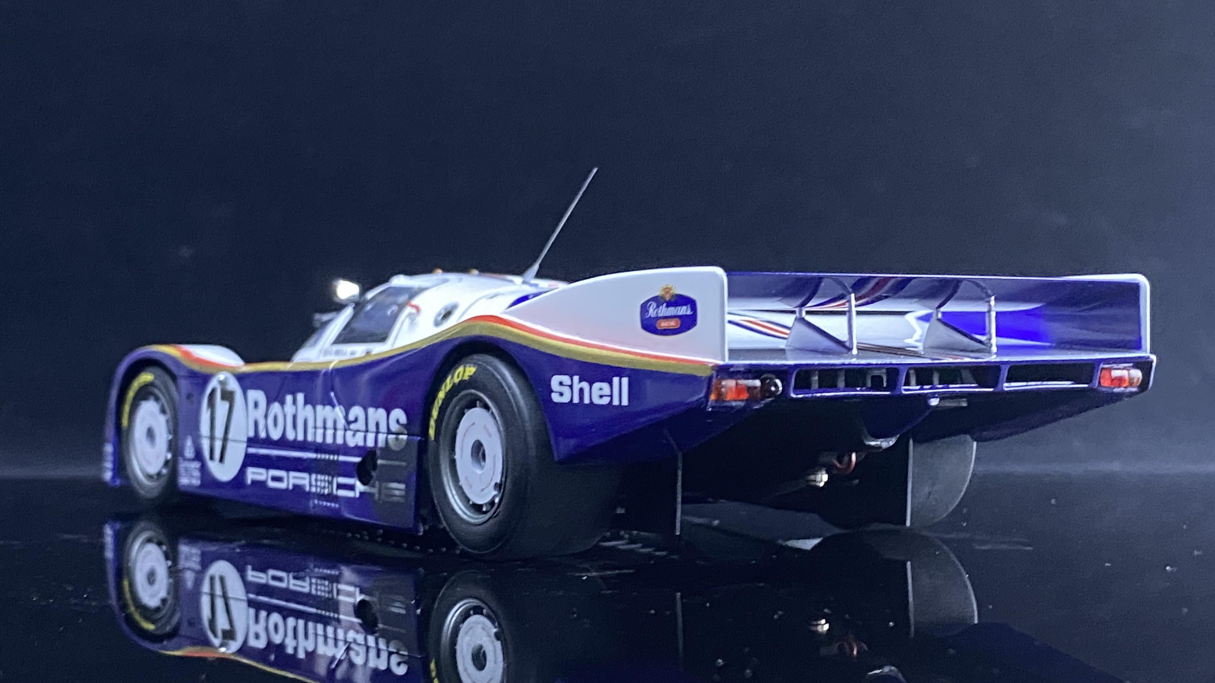 ワンオフカスタム品 1/18 PMA ポルシェ956 ロングテール ワンオフ