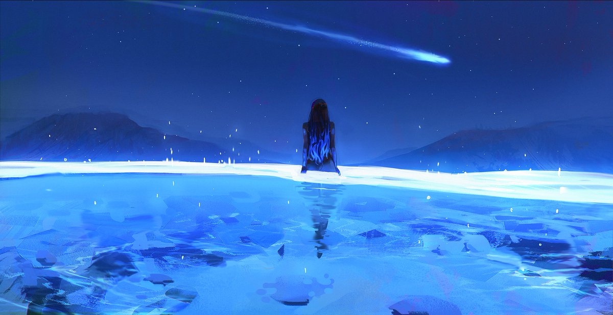 CarmesJocelin's tweet photo. Here are some of my work done for lofi artist at lofi girl ! as you can see, lofi artist like blue #illustration https://t.co/EpOSQX3bXA