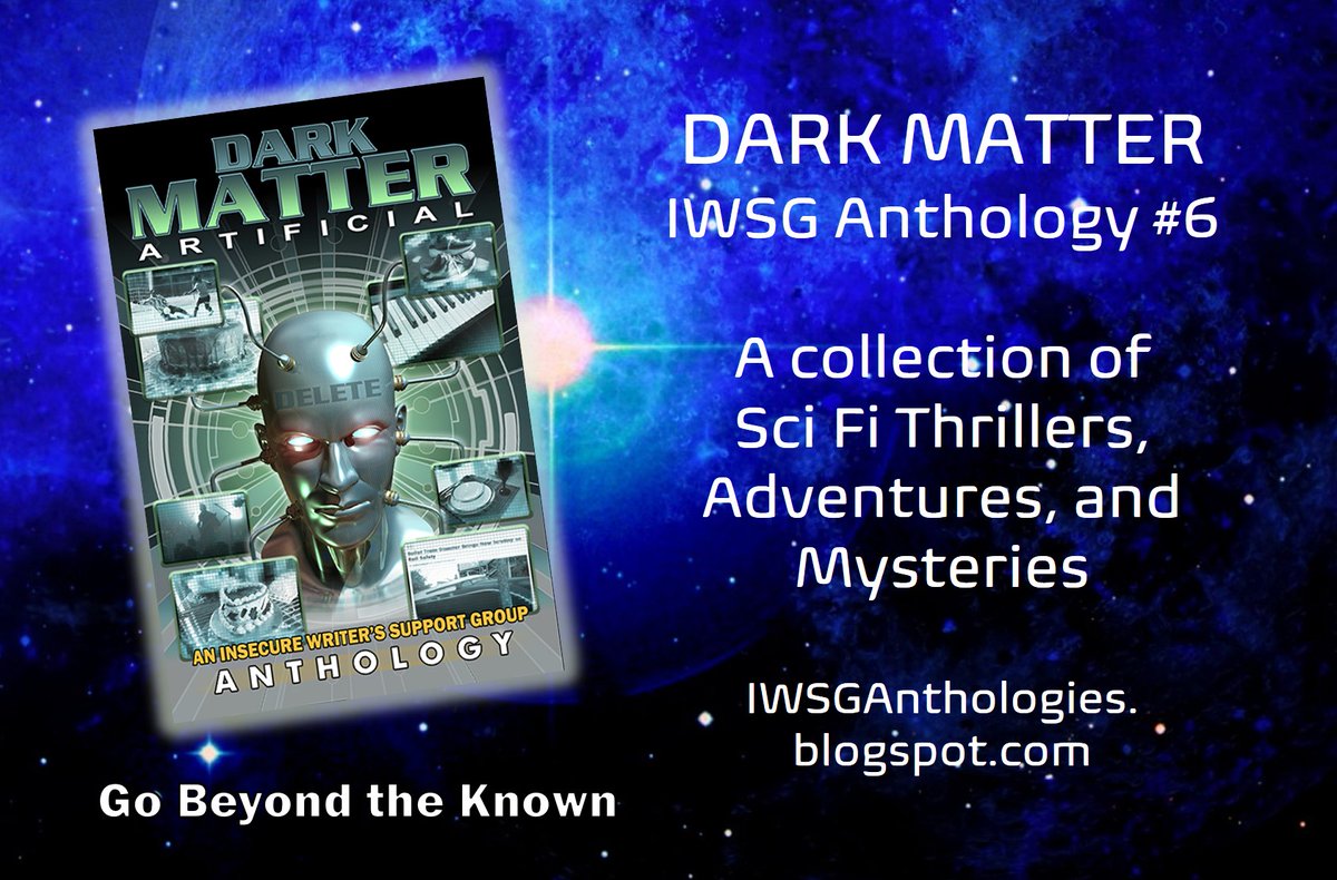 Escape reality in a #book !
DARK MATTER - #scifi anthology
Check out the book #trailer 
iwsganthologies.blogspot.com/2021/07/dark-m…

<a href="/forestjournaler/">Stephanie Espinoza Villamor</a> <a href="/CDGallantKing/">C.D. Gallant-King</a> @StephWolmarans <a href="/CharlesKowalski/">Charles Kowalski</a>  @KimMannix @OlgaGodim <a href="/AlpertMark/">Mark Alpert</a> <a href="/DenizBevan/">Deniz Bevan</a> <a href="/ElizbethMueller/">Elizabeth Mueller</a> <a href="/TheIWSG/">TheIWSG</a>